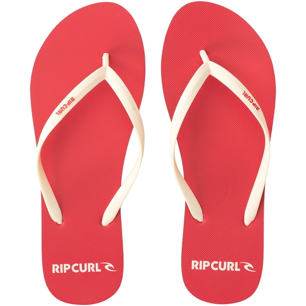 2025 Rip Curl Womens Bondi Bloom Open Toe Flip Flops 16HWOT - Hibiscus Red